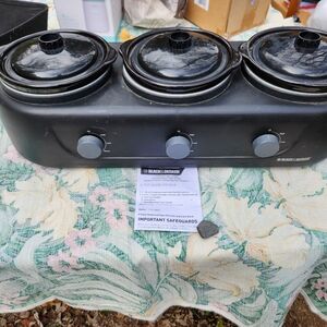 Black & Decker Triple Crock Pot